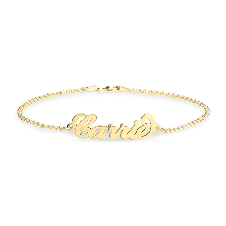 Carrie Name Bracelet