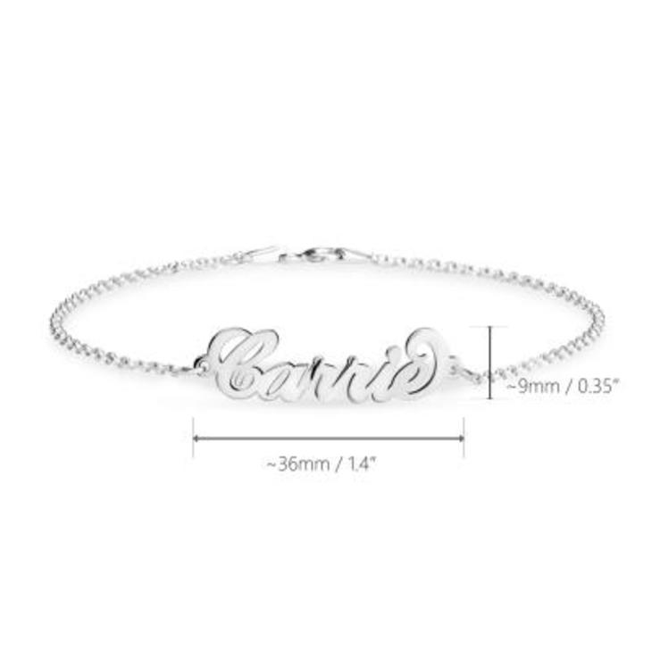 Carrie Name Bracelet