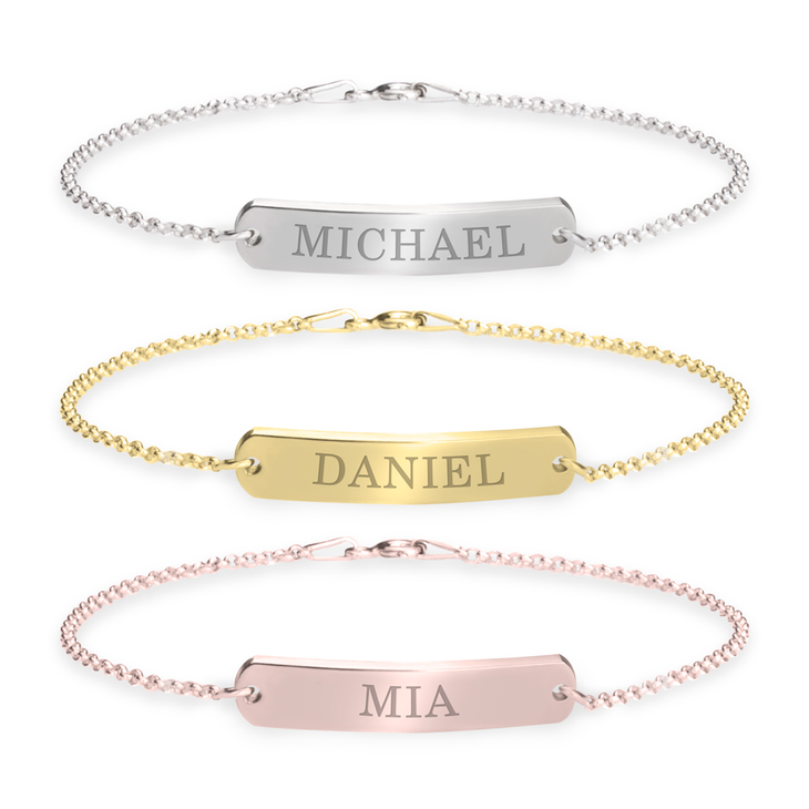 Name Bar Bracelet