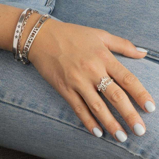 Custom Two/Three Name Ring