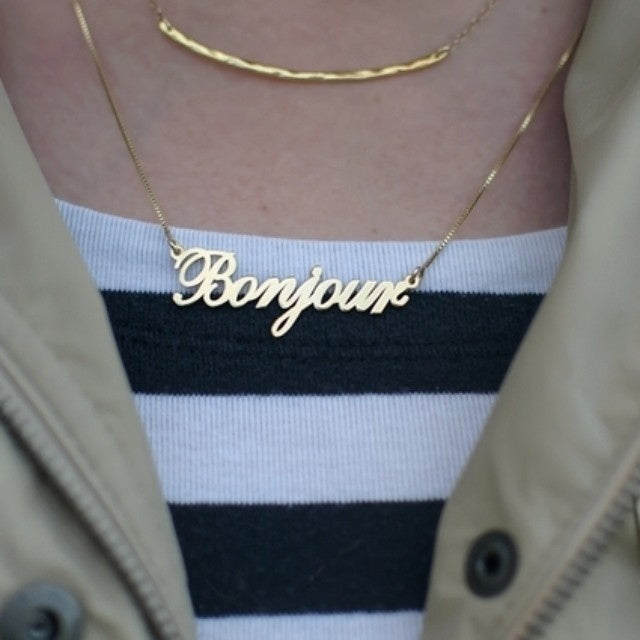 Classic Name Necklace