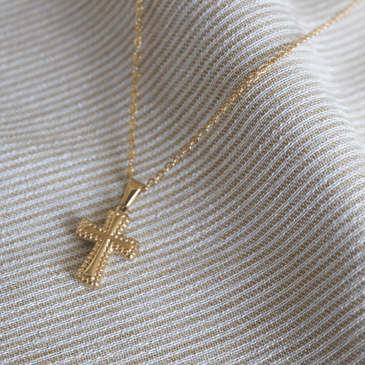 Tiny Cross Necklace - La Béni