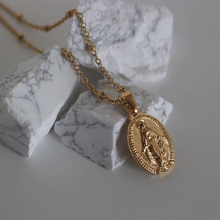 Mini Miraculous Medal Necklace - La Béni