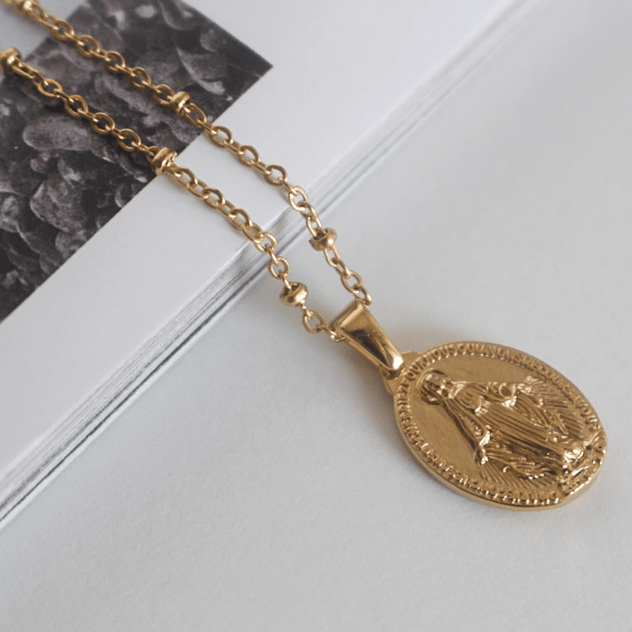 Mini Miraculous Medal Necklace - La Béni