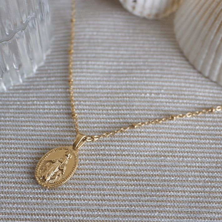 Mini Miraculous Medal Necklace - La Béni