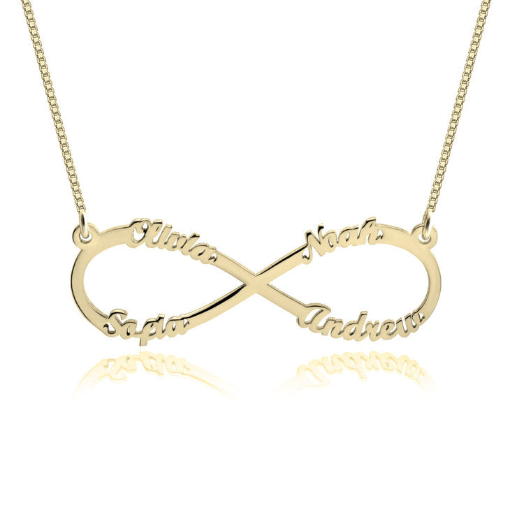 Infinity Necklace with Names