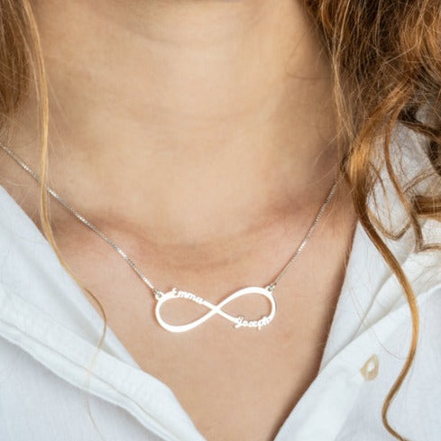 Infinity Necklace with Names