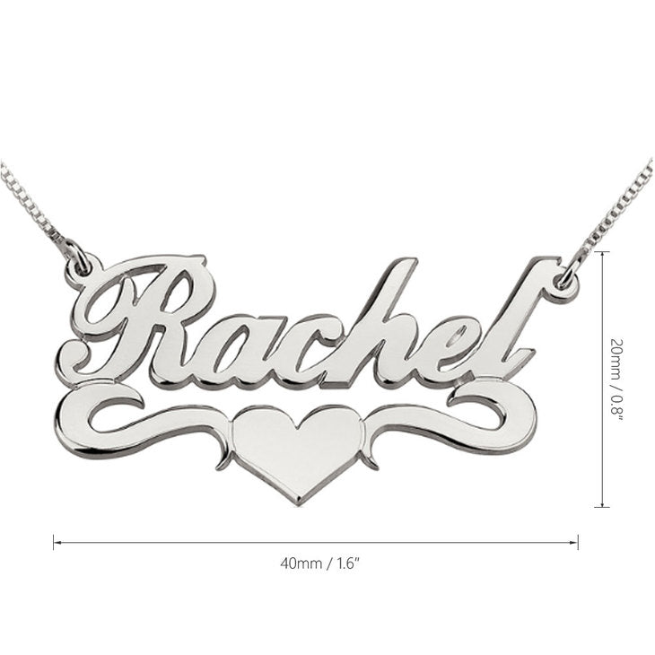 Heart Name Necklace