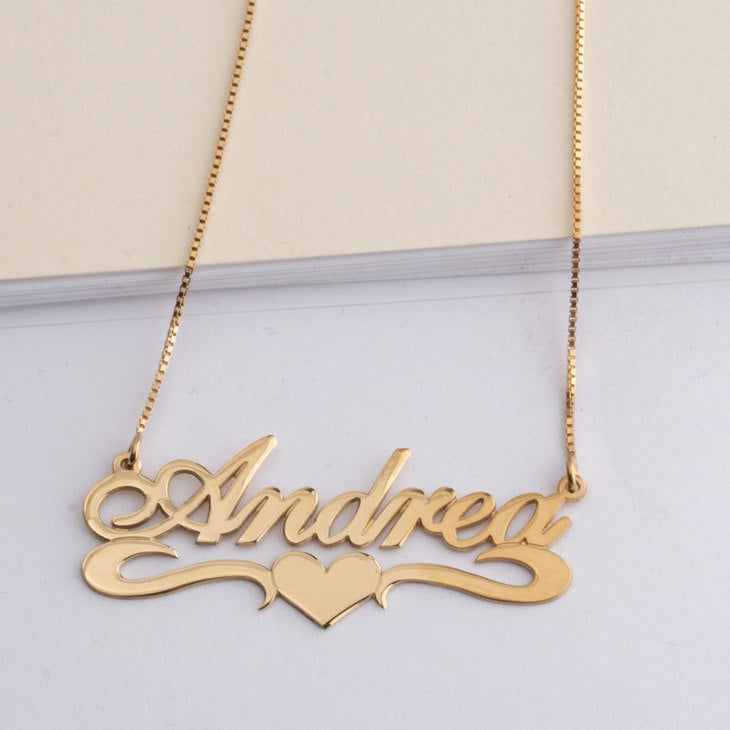 Heart Name Necklace