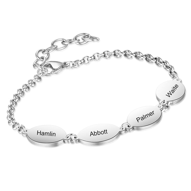 Engraved Bracelet with Children's Names