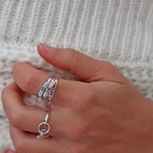 Stackable Ring with Name