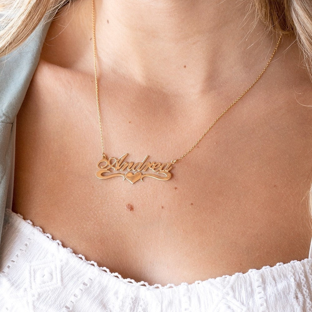 Heart Name Necklace