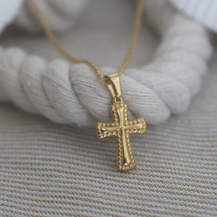 Tiny Cross Necklace - La Béni