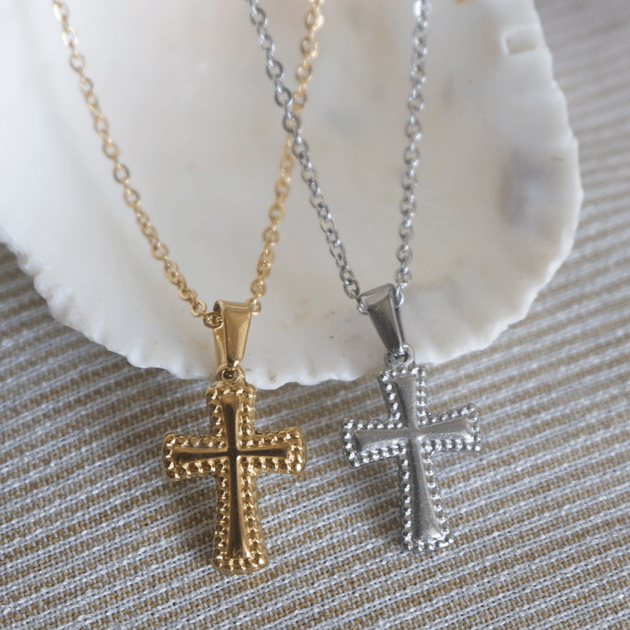 Tiny Cross Necklace - La Béni